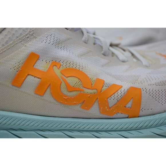 Hoka‎ One One Men's Carbon X 2 1113526 WBOR White Running Shoes Sneakers Sz 13 D - Picture 9 of 16